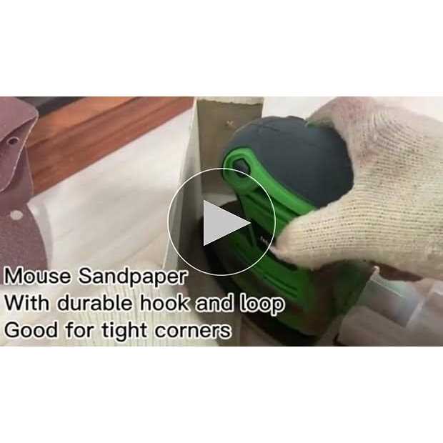 Spmarkt Triangle Sanding Pads Detail Sander Sandpaper for Oscillating 3-1/8 Inch Assorted Triangle Sandpaper 40/60/80/120/180/240 Grit Fit for Finishing - Image 3