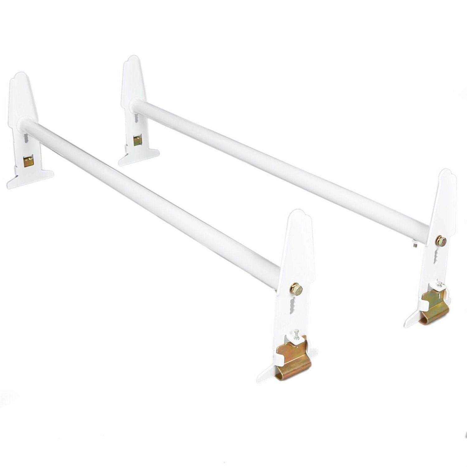 ECOTRIC Adjustable Van Roof Ladder Rack 500LBS 2 Bars for Chevy Dodge Ford GMC Express 77 - Image 4