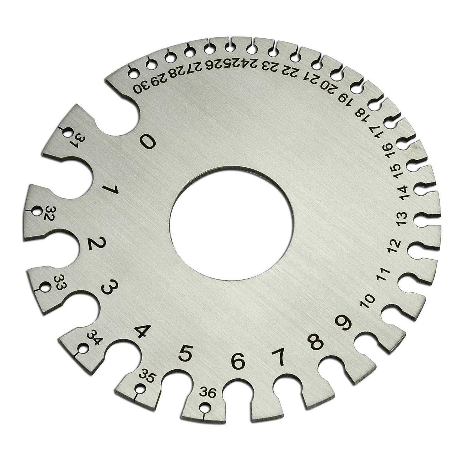 RIVERWELD Round Cable Sheet Stainless Steel Wire Gage Standard Thickness Metal Gauge