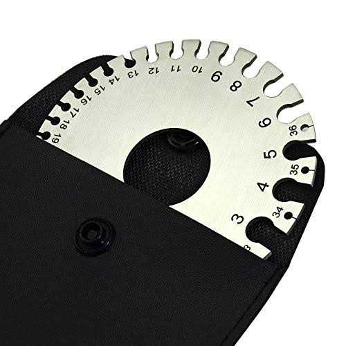 RIVERWELD Round Cable Sheet Stainless Steel Wire Gage Standard Thickness Metal Gauge - Image 2