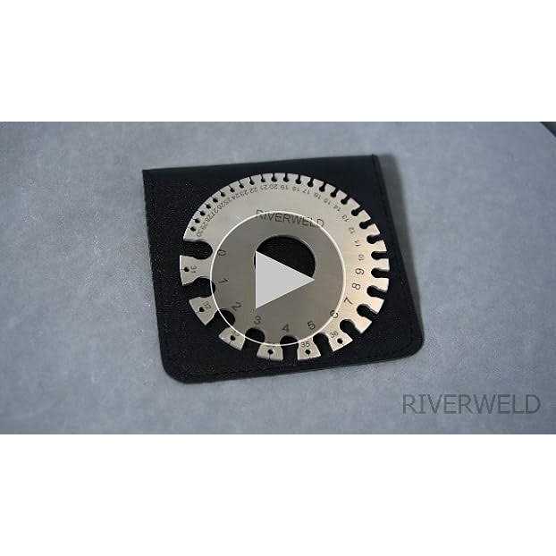 RIVERWELD Round Cable Sheet Stainless Steel Wire Gage Standard Thickness Metal Gauge - Image 3