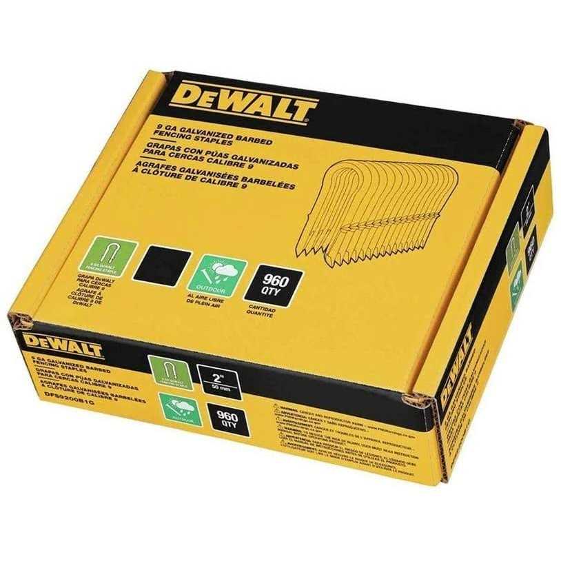 DeWalt 9 Ga Galvanized Barbed Fencing Staples DFS9175B1G - Image 4