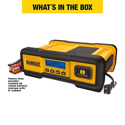 DEWALT 30 Amp Battery Charger 3 Amp Battery Maintainer with 100 Amp Engine Start - Image 4