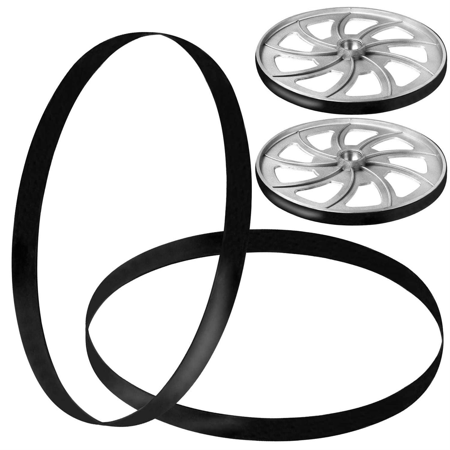 Anitor Urethane Band Saw Tires 9 inch Diameter 2 Pack 9 x 1/2 x .095 Compatible with Branded Bandsaws including Jet Powermatic Grizzly Craftsman Delta