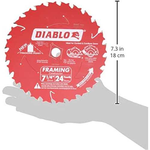 Freud D0724A 24T Diablo Framing Saw - Image 3