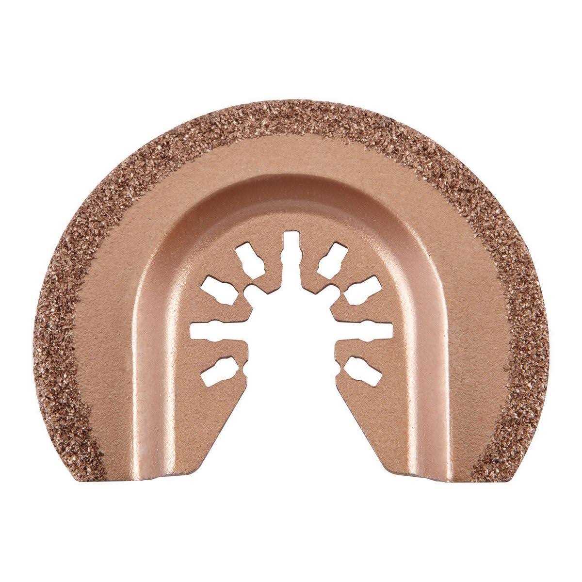 Warrior 2-5/8 in. Carbide Grit Multi-Tool Half-Moon Blade 61834