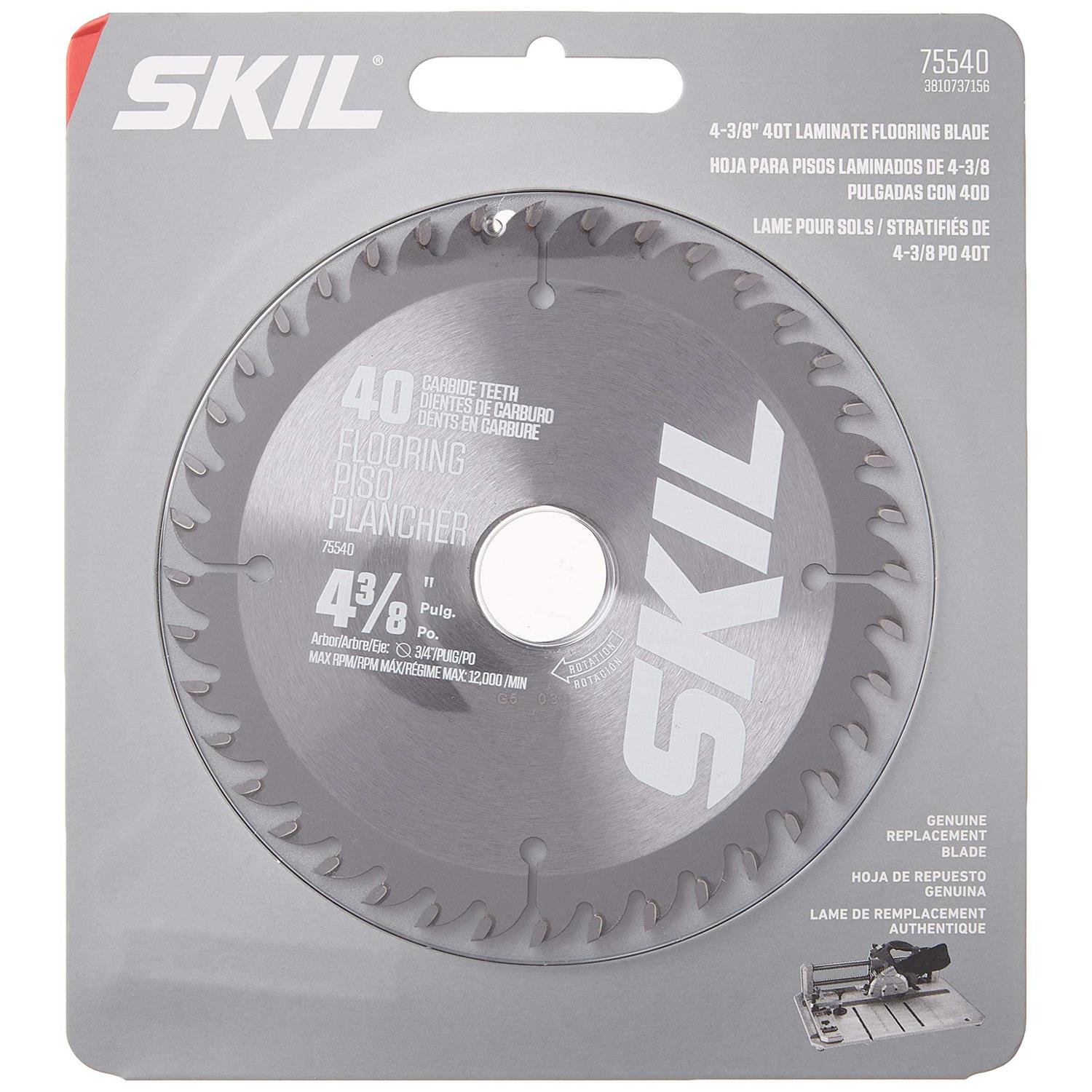 Skil 4-3/8 in. x 40 Flooring Saw Blade - Image 5
