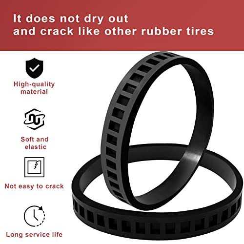 showingo 2 PACK 45-69-0030 Blade Pulley Tires Compact Band Saw Replacement For Milwaukee Bandsaw 2629-20 6242-6 2429-20 - Image 2