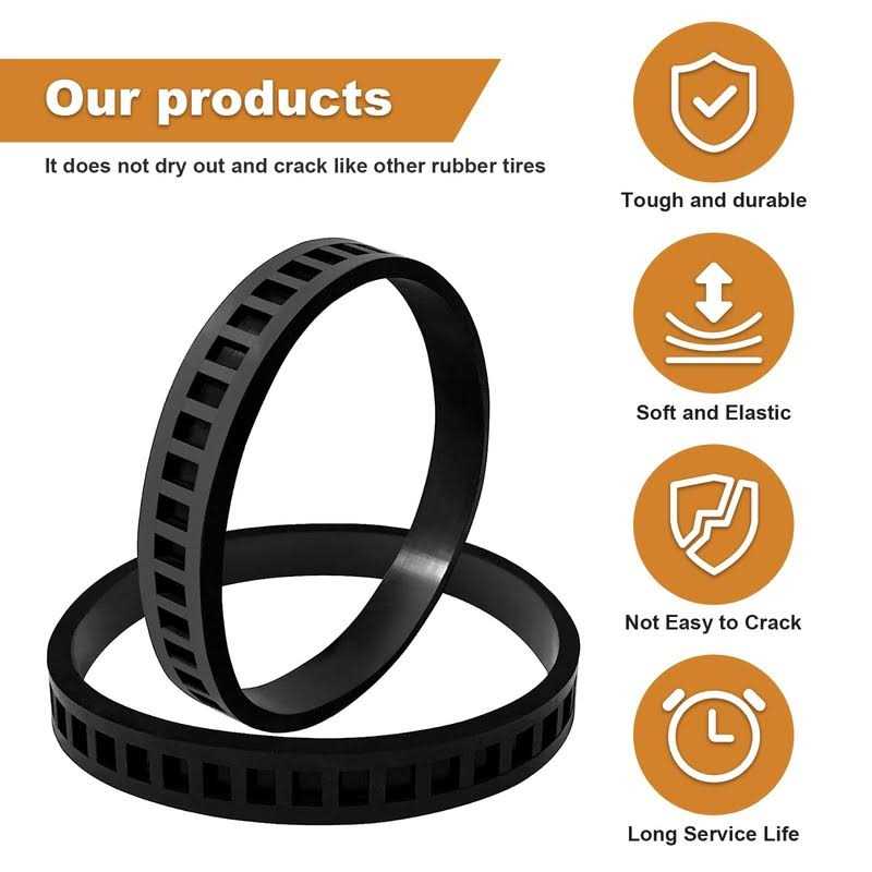 showingo 2 PACK 45-69-0030 Blade Pulley Tires Compact Band Saw Replacement For Milwaukee Bandsaw 2629-20 6242-6 2429-20 - Image 5