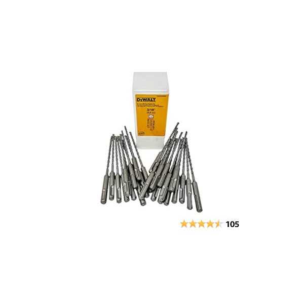 Dewalt DWAF5403B25 DWAF5403 3/16 x 6-1/2 SDS Rotary Hammer Bits - Image 3