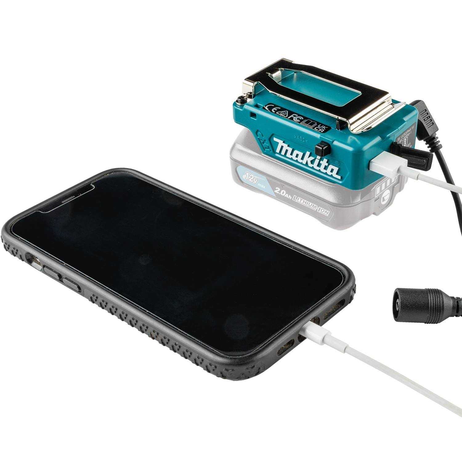 Makita TD00000110 12V max CXT Power Source w/USB port - Image 5