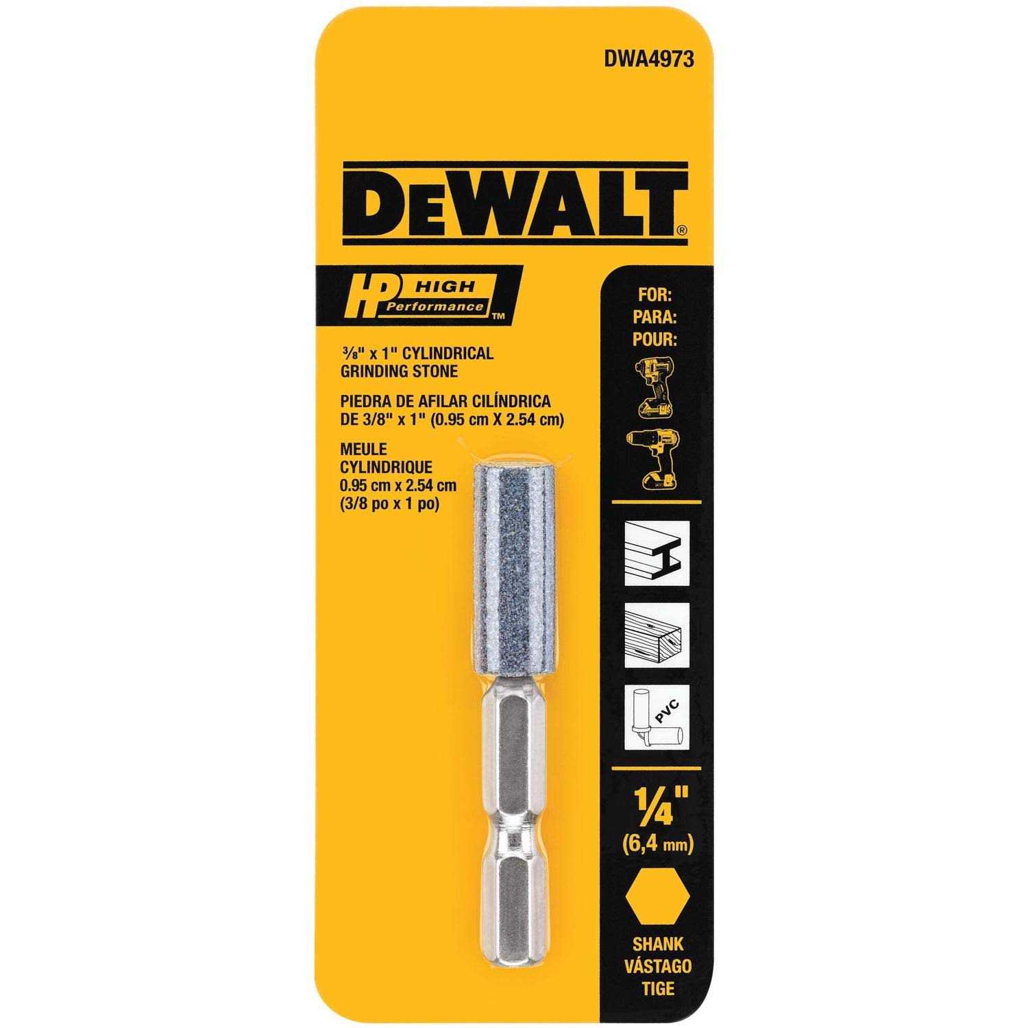 DEWALT DWA4973 3/8 x 1 HP Cylindrical Grinding Stone - Image 3