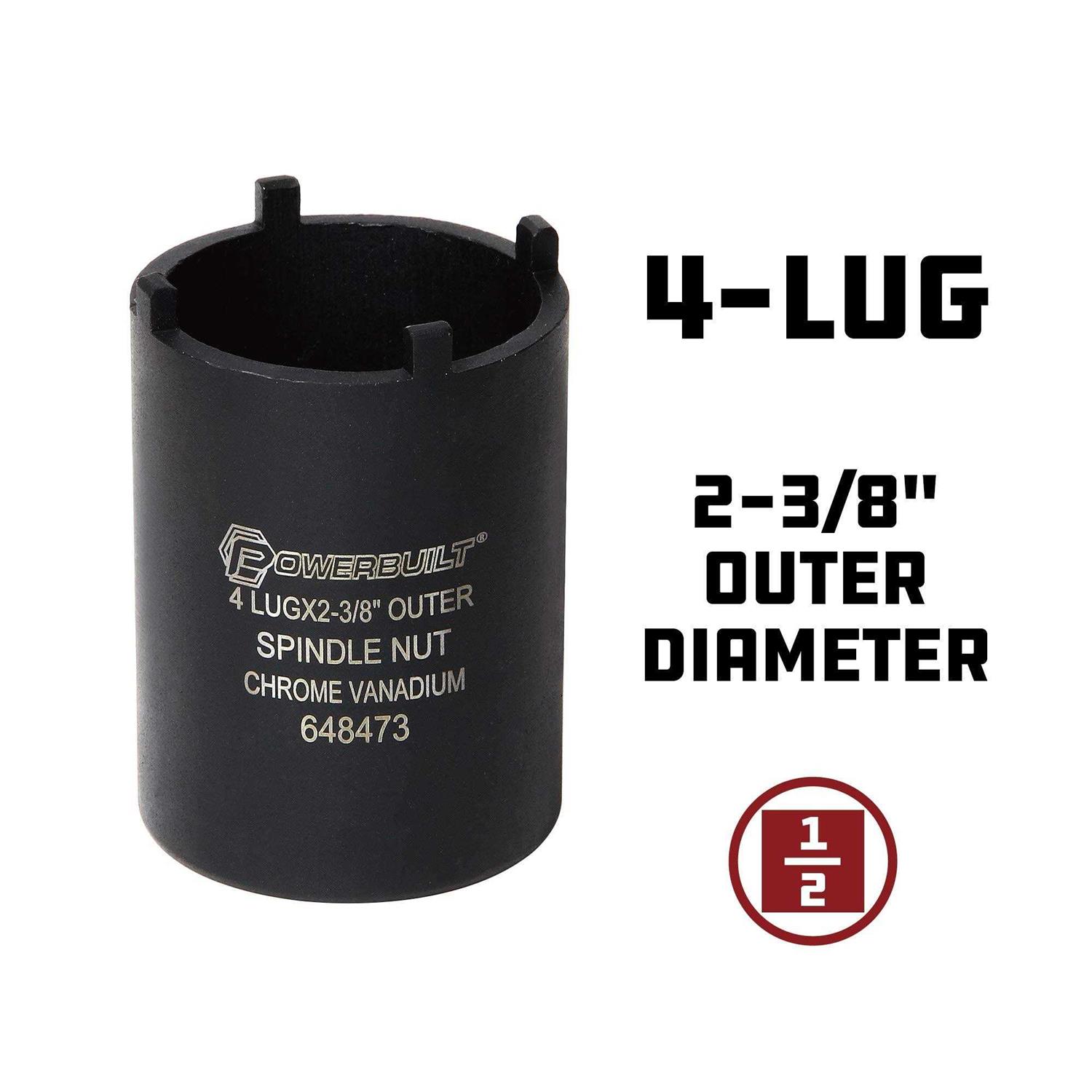 Powerbuilt Spindle Nut Socket 648473 - Image 5