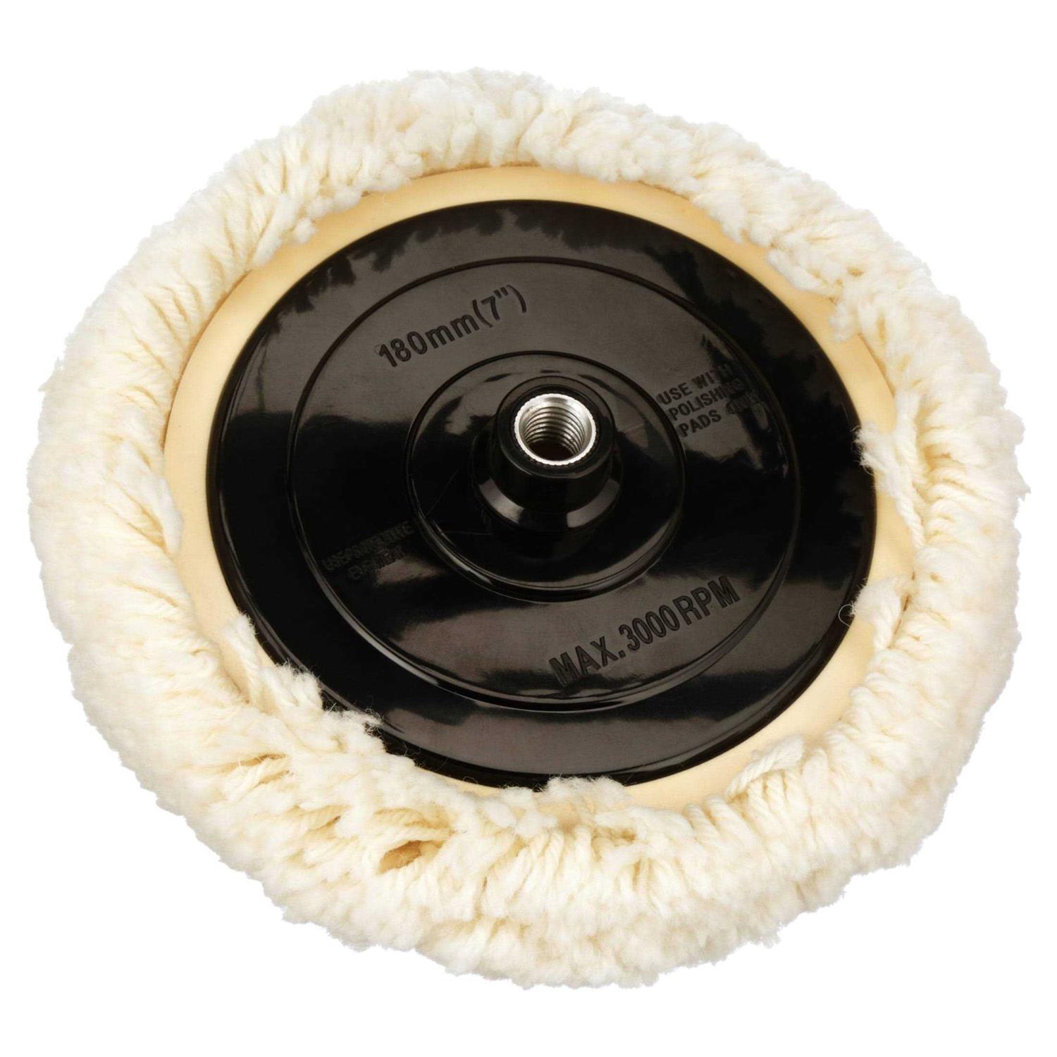 Dewalt DW4985CL 7 Wool Buffing Pad and Backing Pad Kit - Image 5