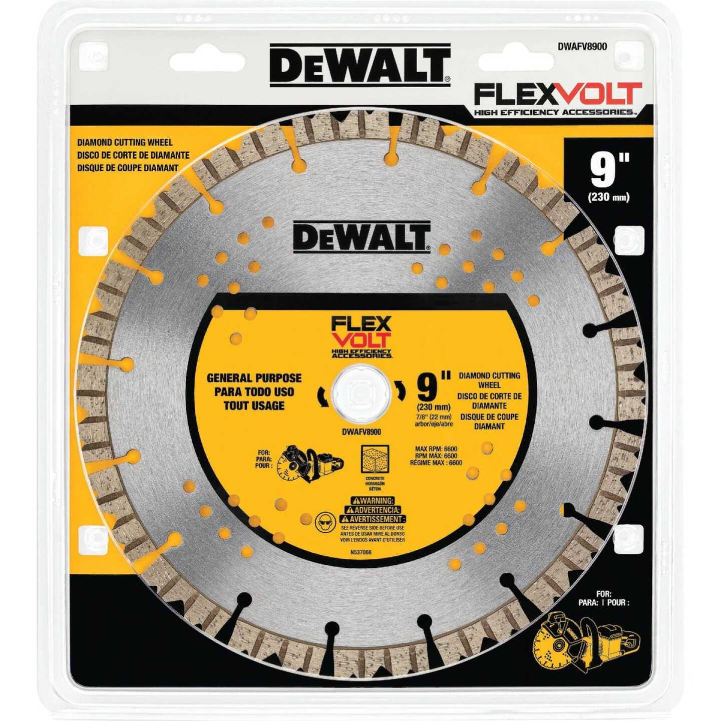 DeWalt FLEXVOLT Diamond Cutting Wheel DWAFV8900 - Image 2