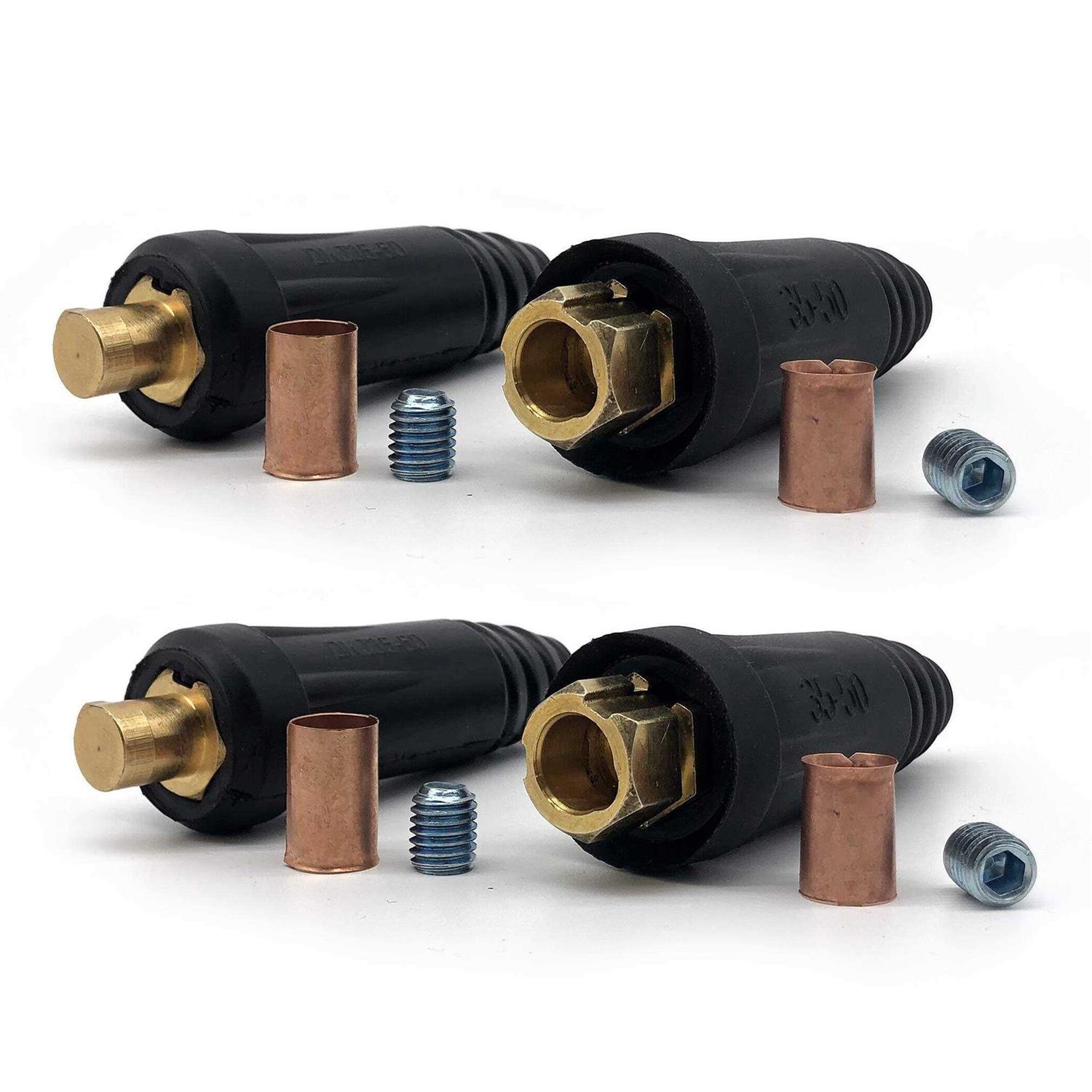 RX Weld Welding Cable Quick Connector Pair Dinse-Style
