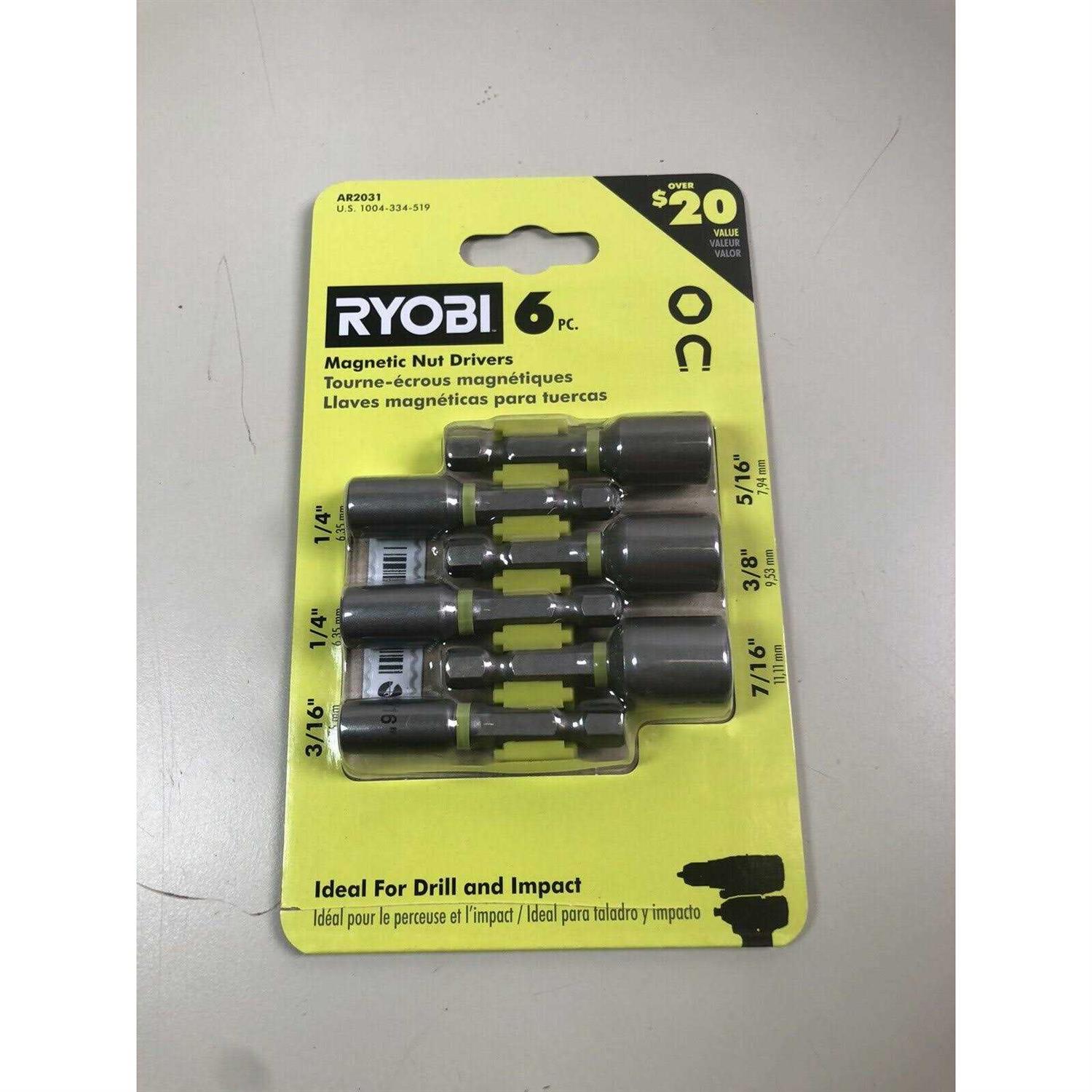 RYOBI Impact Rated Magnetic Nut Driver Set - Image 2