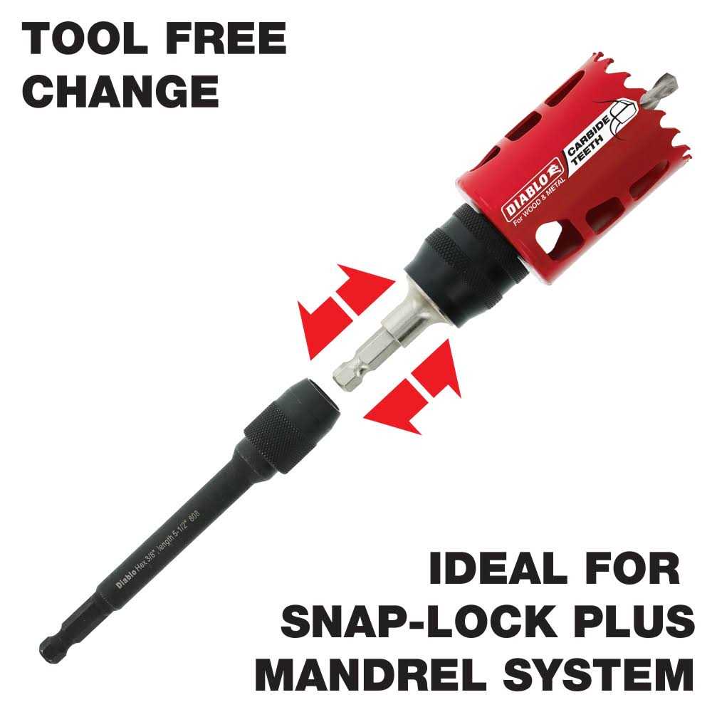 Diablo 1/4 in. x 6 in. Universal Extension - Image 2