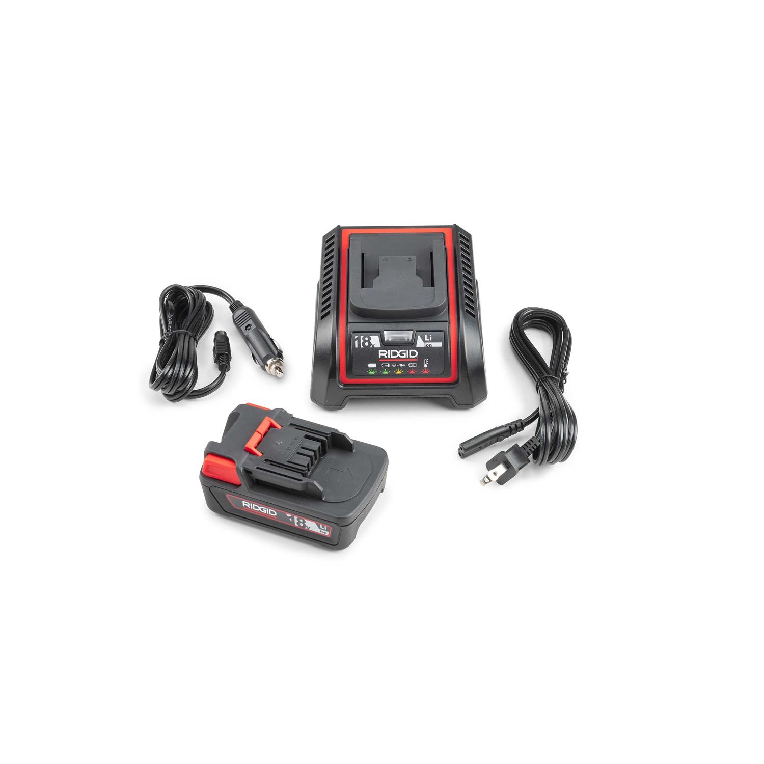 RIDGID 66003 18V Advanced Lithium Battery and Charger Kit
