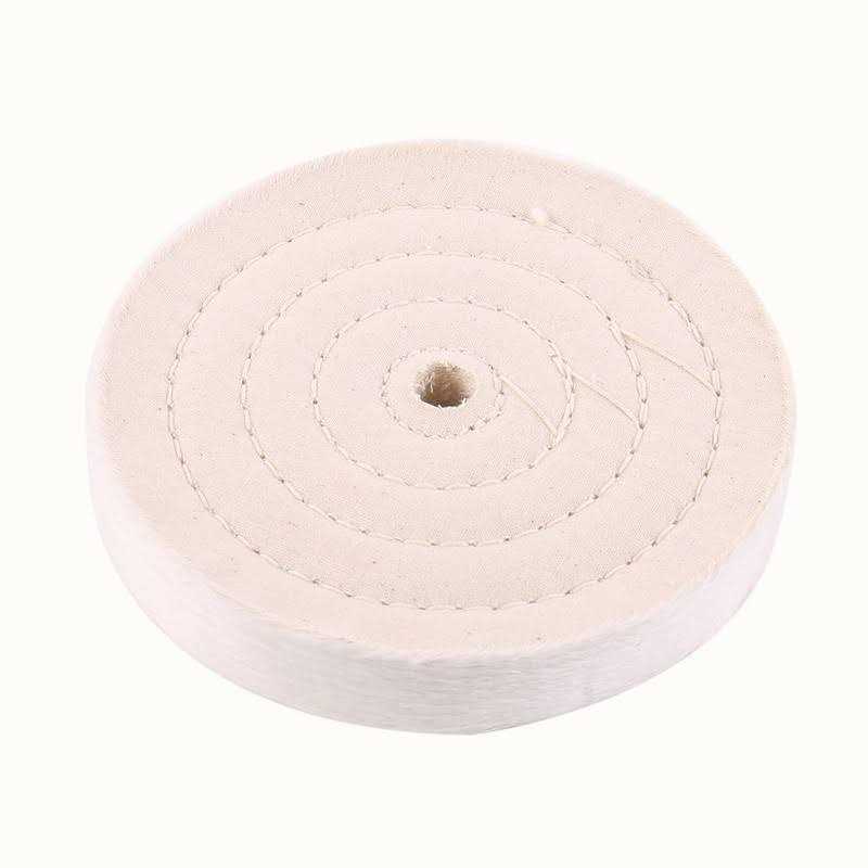 SCOTTCHEN Extra Thick Buffing Polishing Wheel 6 inch for Bench Grinder Tool with 12 Arbor Hole 2 Pcs - Image 5