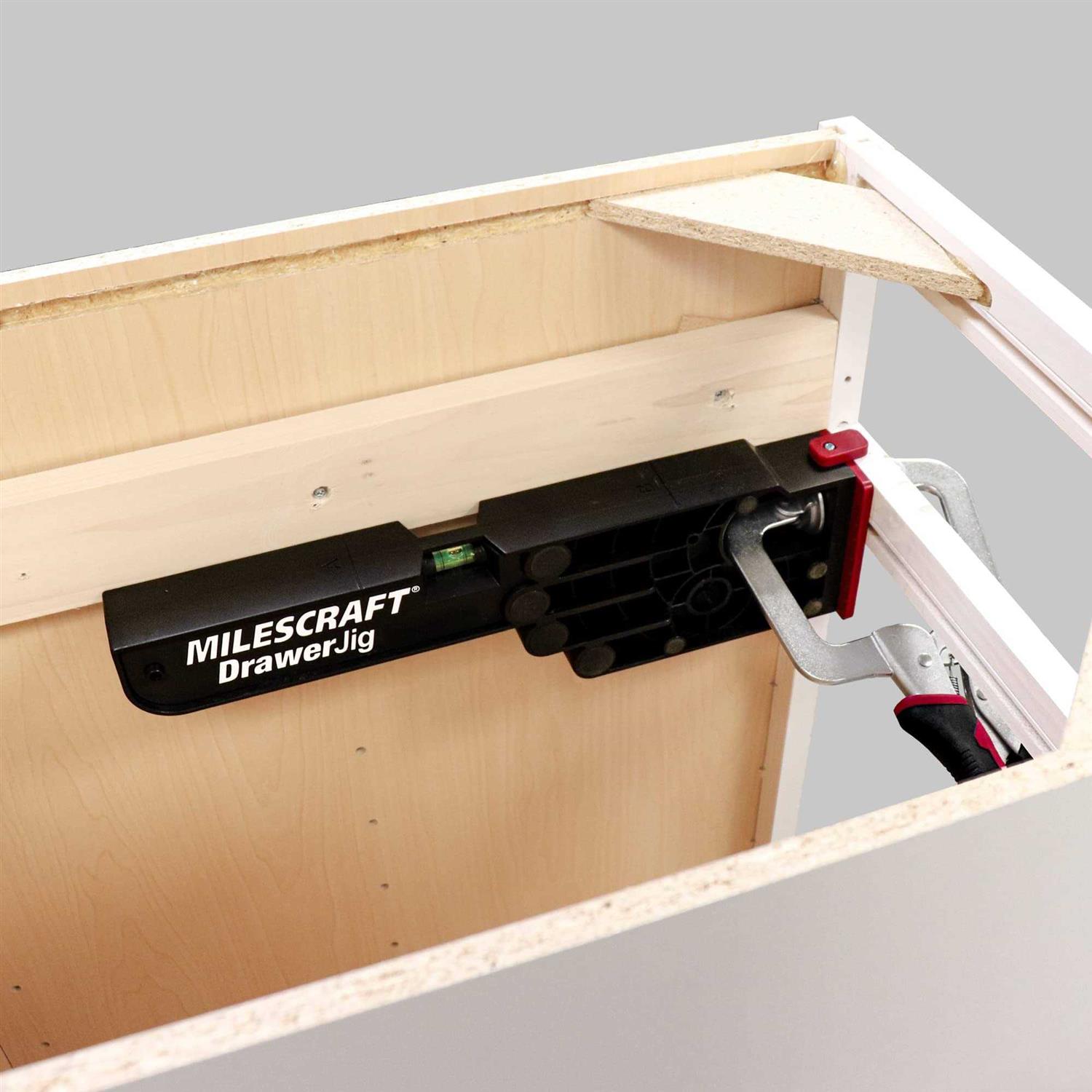 Milescraft Drawer Jig Reversible Drawer Slide Jig for Drawer Installation - Image 3