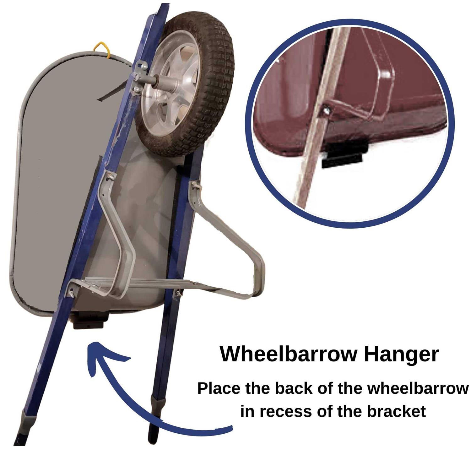 ALWORG Ladder Hook Heavy Duty Ladder Brackets for Garage Wall Utility Hook for Wall Mount Ladder Storage - Image 2