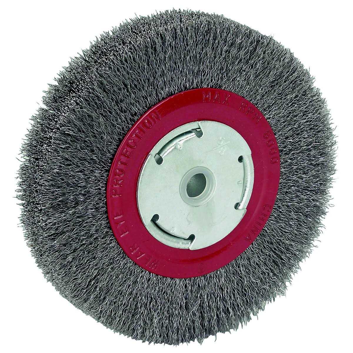 Warrior 6 in. x 1 in. x 5/8 in. Arbor with 1/2 in. Adapter Crimp Wire Wheel