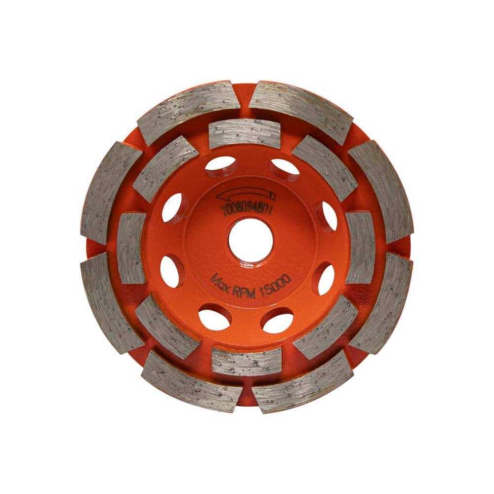 Ridgid 4 in. Diamond Double Row Cup Wheel AWD40