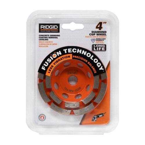 Ridgid 4 in. Diamond Double Row Cup Wheel AWD40 - Image 2