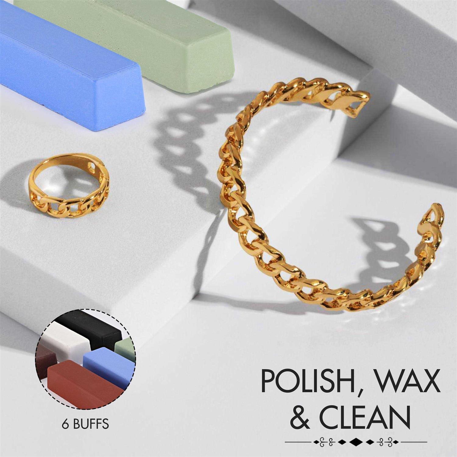 Drixet Metal Polishing Compound Kit 24Oz 6Pc Buffing Compound Bars - Image 3