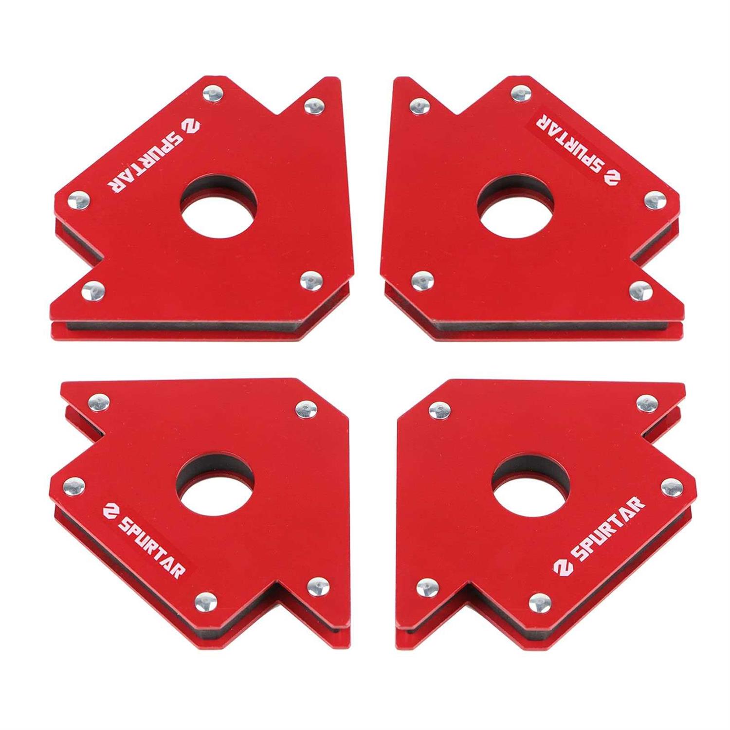 Spurtar 4pcs 4 50lb Welding Magnets and Clamps Magnetic Welding Holder - Image 3