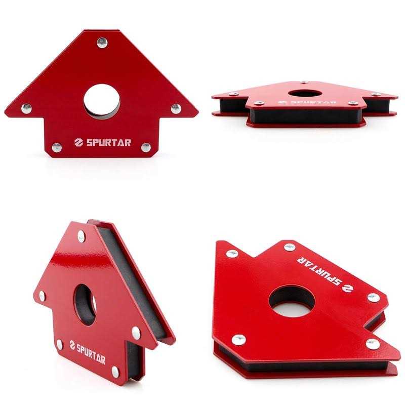 Spurtar 4pcs 4 50lb Welding Magnets and Clamps Magnetic Welding Holder - Image 4