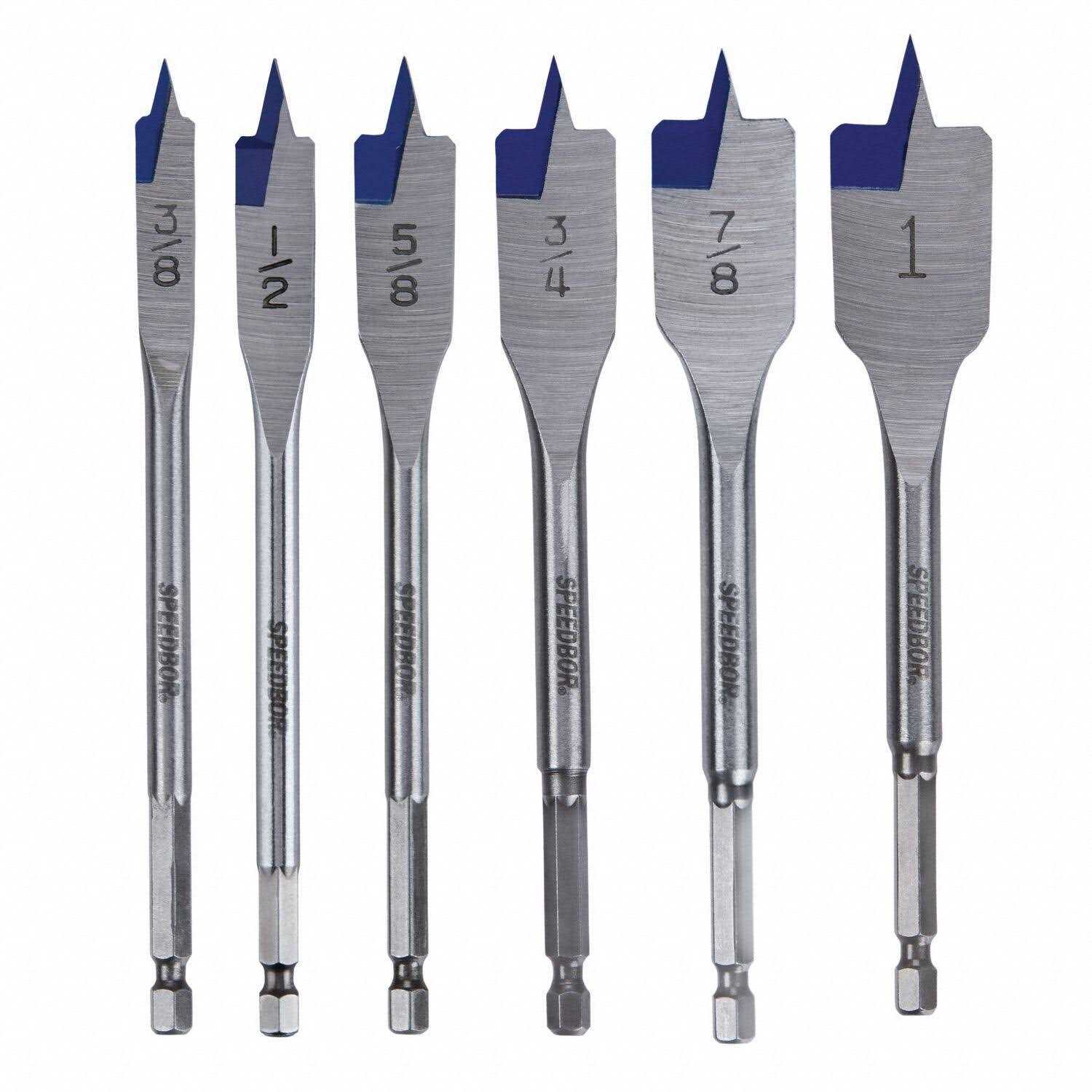 Irwin 88886 Speedbor Spade Bit Set