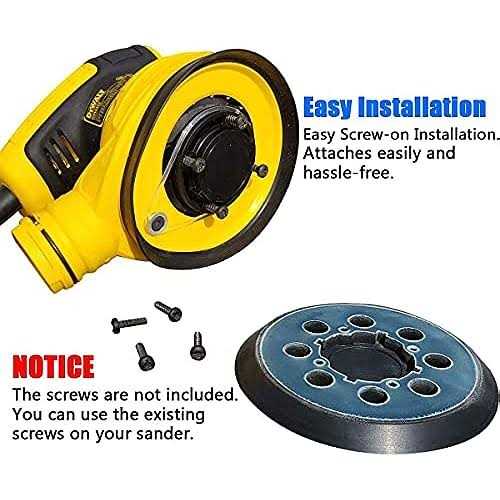 Replacement Sander Pad for DeWalt DWE6423/6423K DWE6421/6421K DCW210B Random Orbital Sander - Image 4