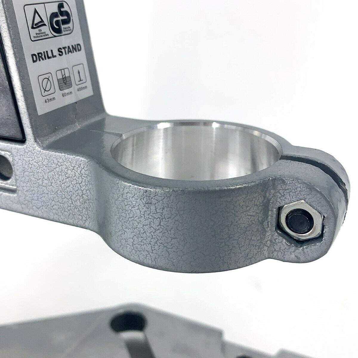 Niccoo Drill Press Stand For Hand Drill Adjustable Bench Clamp Drill Press Floor Stand Workbench Repair Tool For Drilling Collet Workshop,Single - Image 5