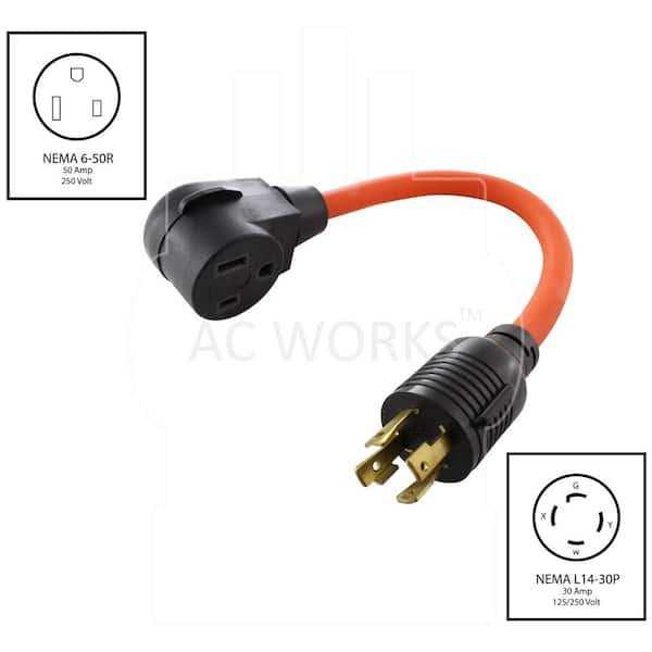 AC Works NEMA 6-50 Welder Adapter Kit for Various Outlets - Image 3