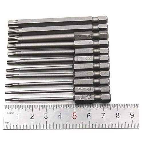 aiyun 11-Piece Torx Security Bit Set S2 Steel Magnetic Security Screwdriver Set 3 Inch Star Screwdriver for Shark Vacuum T6-T40 - Image 5