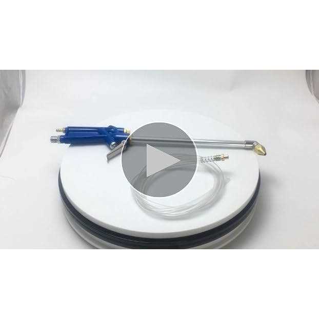 QWORK Air Blow Gun Pneumatic Engine Cleaning Gun with 4ft Hose - Image 4