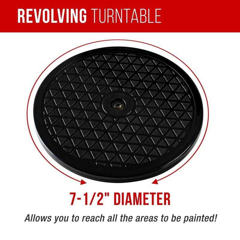 Master Airbrush Portable Hobby Airbrush Paint Spray Booth Kit with 4 LED Lights - Image 3