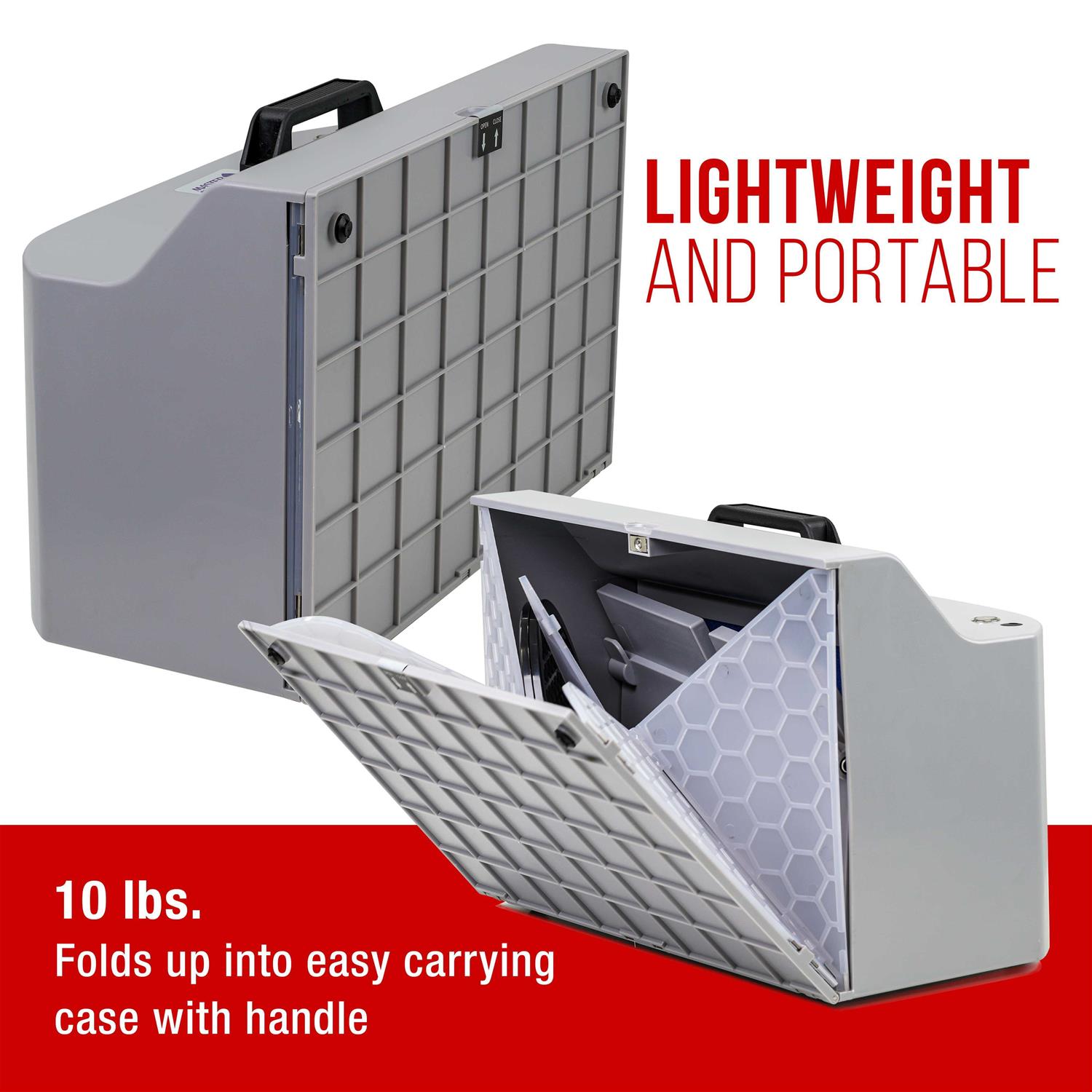 Master Airbrush Portable Hobby Airbrush Paint Spray Booth Kit with 4 LED Lights - Image 5