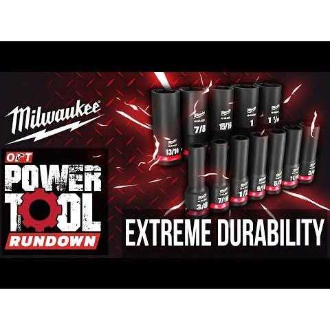 Milwaukee 49-66-6100 SHOCKWAVE Impact Duty 3/8 Drive 1/4 Standard 6 Point Socket - Image 4