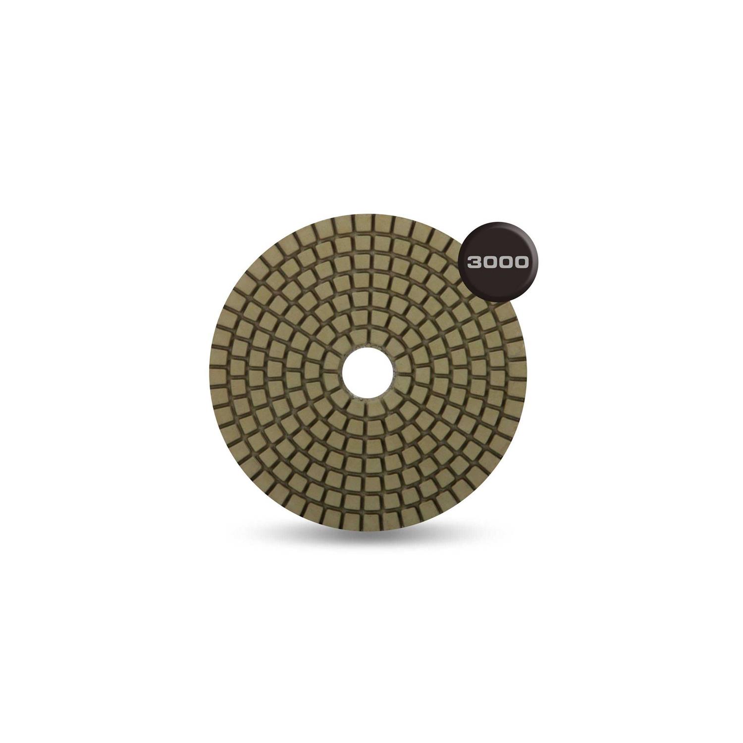 Rubi 4 in. 3000 Grit Resin Wet Polishing Pad - Image 4