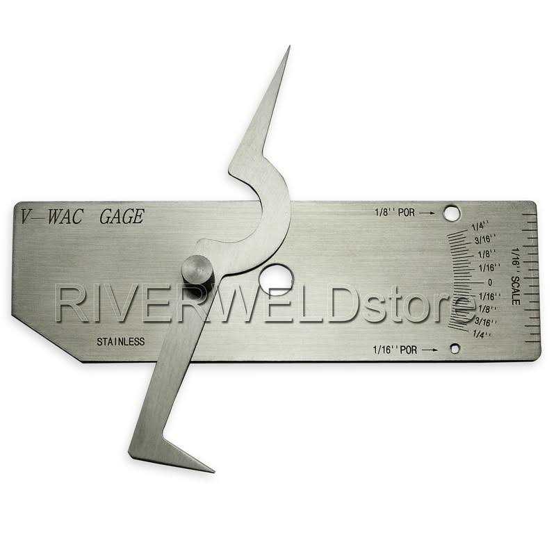 RIVERWELD V-WAC Single Weld Gage Welding Inspection Thread Gauge Inch - Image 4