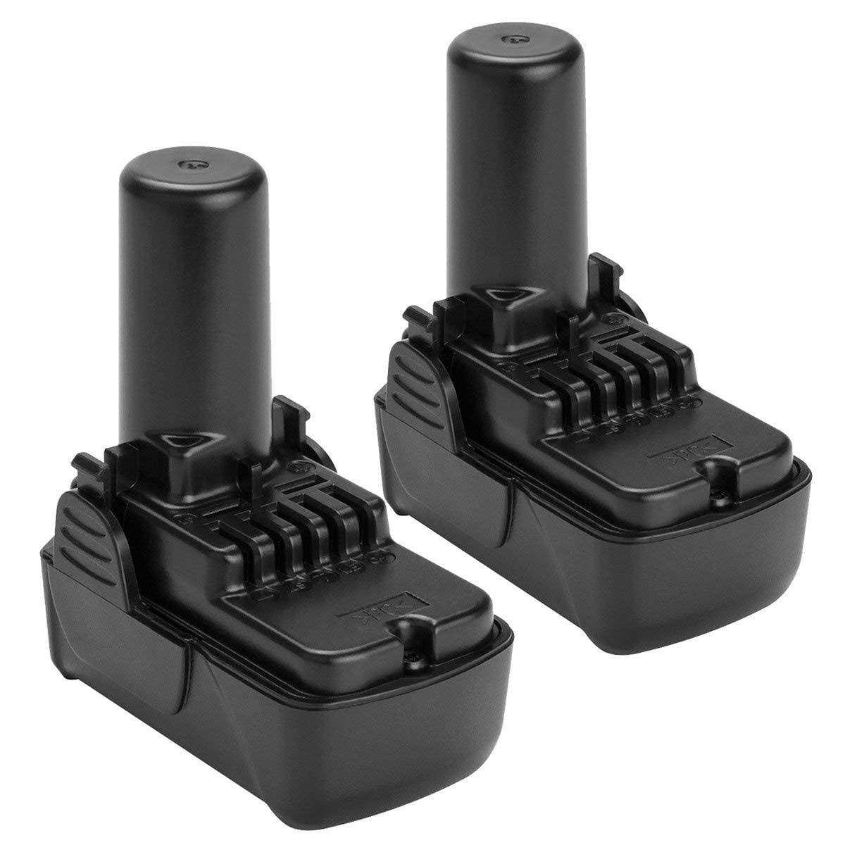 Shentec 2 Pack 10.8V-12V 2.5Ah Li-ion BCL1015 Battery Compatible with Hitachi BCL1015 BCL1015S 331065