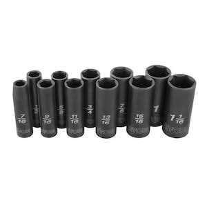 RYOBI 1/2 in. SAE Deep Impact Socket Set - Image 4