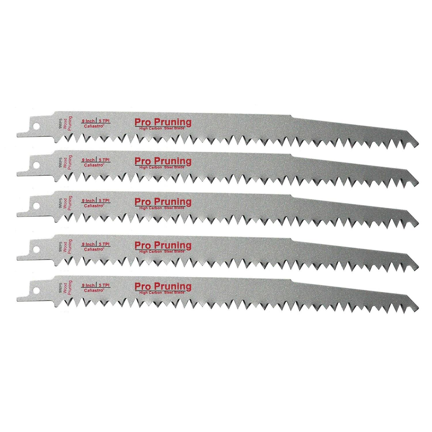 Caliastro 9-Inch Wood Pruning Reciprocating/Sawzall Saw Blades