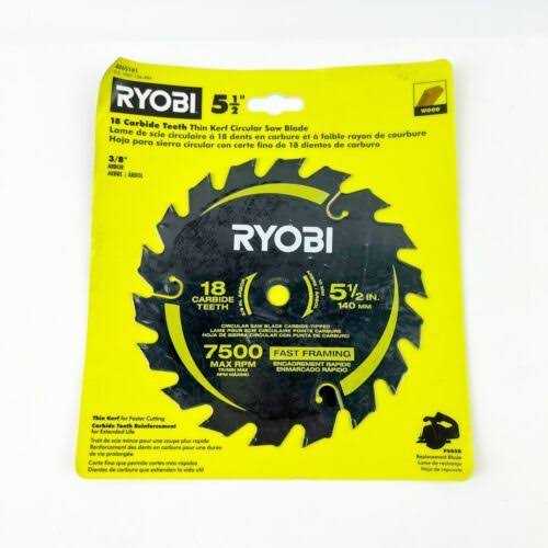 Ryobi 5-1/2 in. 18T Thin Kerf Carbide Circular Saw Blade - Image 3