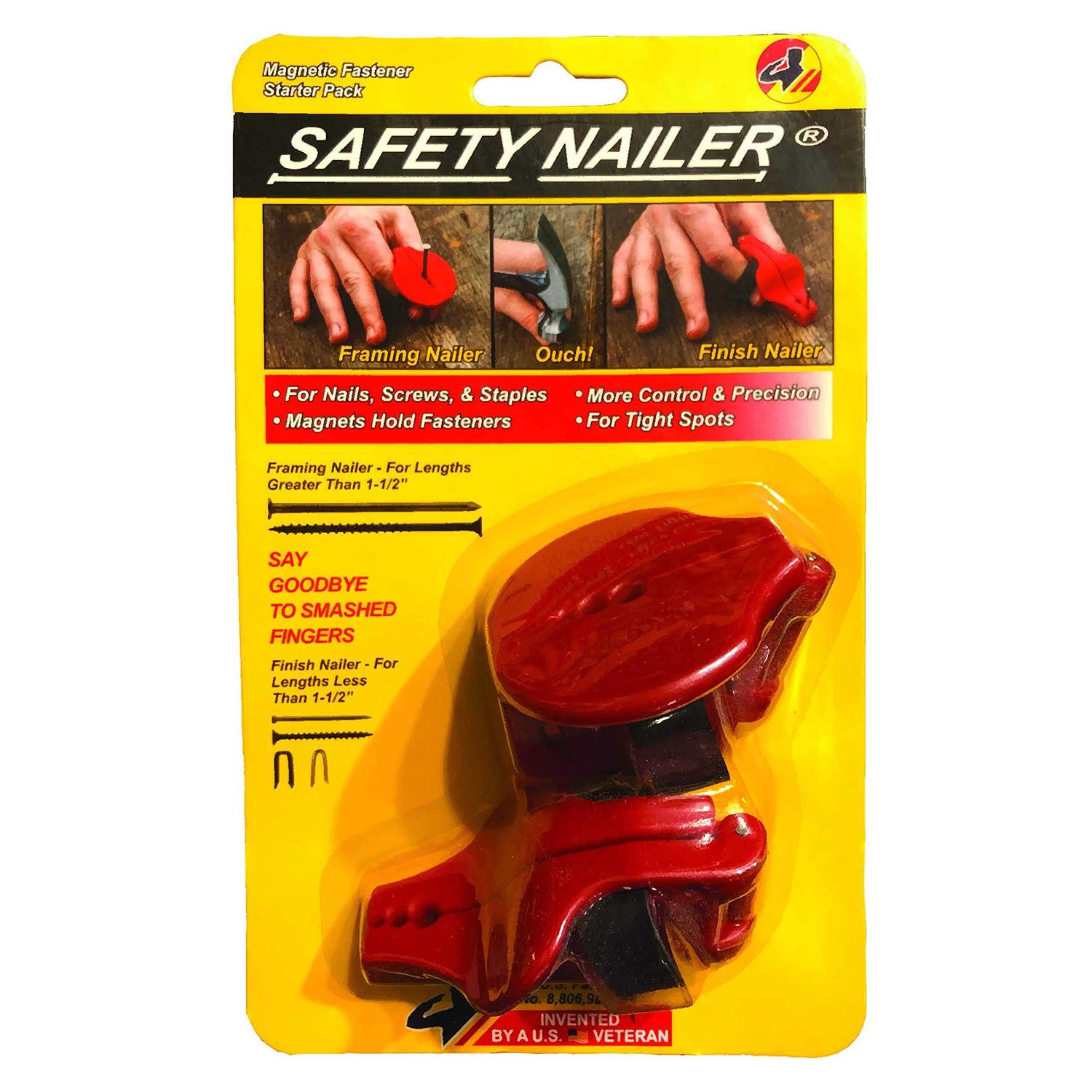 Safety Nailer Combo-pack for Nails, Finish Nails, Screws and Staples