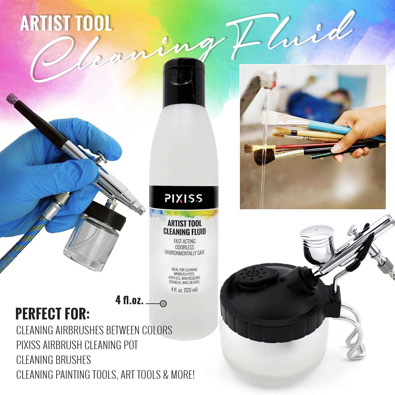 Airbrush Cleaner Kit With Brush Cleaner Solution Ultimate Airbrush Cleaning Kit Holder and Pot for Efficient Cleaning of Airbrushes - Image 5