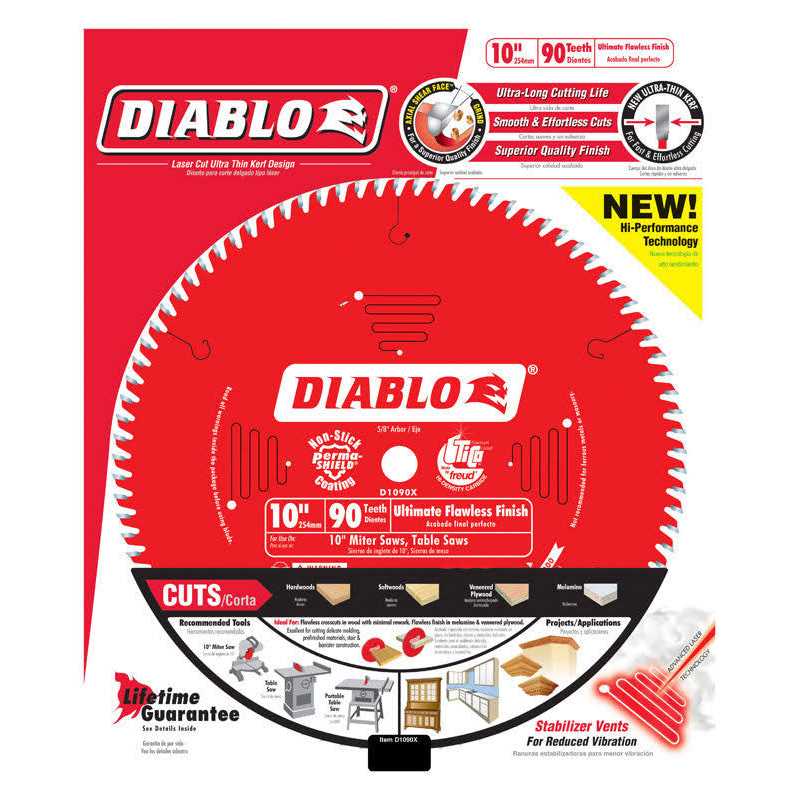 Diablo Circular Saw Blade D1090X - Image 3